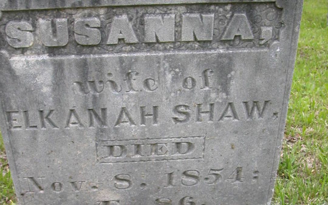 Shaw, Susanna