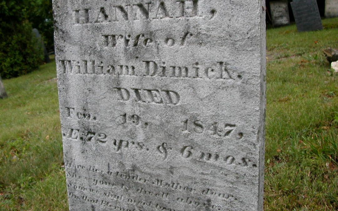 Dimick, Hannah