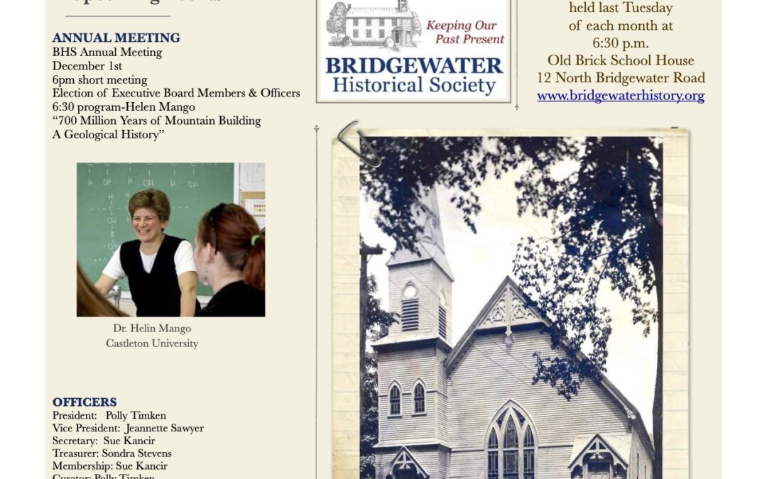 2015 Bridgewater Newsletter – November